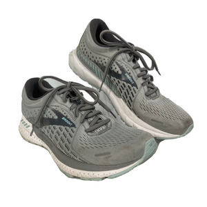 Brooks Sneakers Womens‎ Sz 10.5 Gray Adrenaline GTS 21 Lace Up Running Shoes
